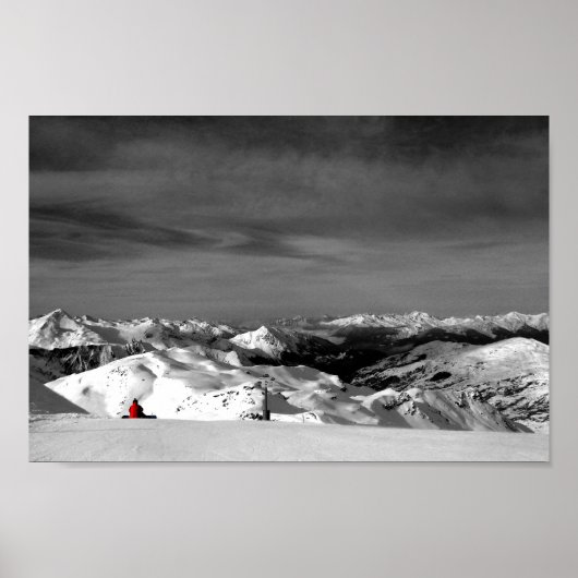 Les Menuires Drei Täler Frankreich Poster (Vorne)