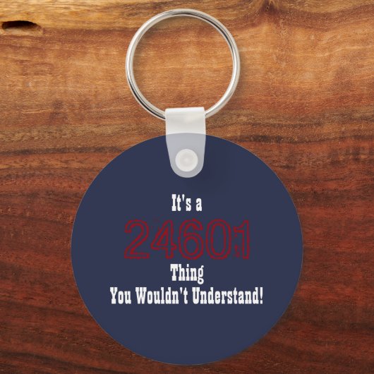 Les Mis 24601 Schlüsselanhänger (Vorderseite)