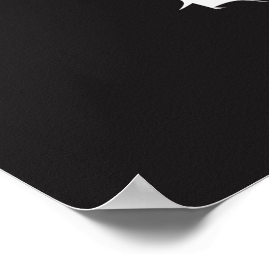 Les Mis Ship Silhouette Poster (Ecke)