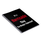 Les Miserables Barrikaden-Zeitschrift Notizblock (Rechte Seite)