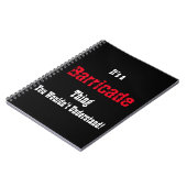 Les Miserables Barrikaden-Zeitschrift Notizblock (Linke Seite)