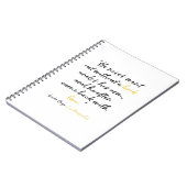 Les Miserables Buch-Zitat-Notizbuch Notizblock (Linke Seite)