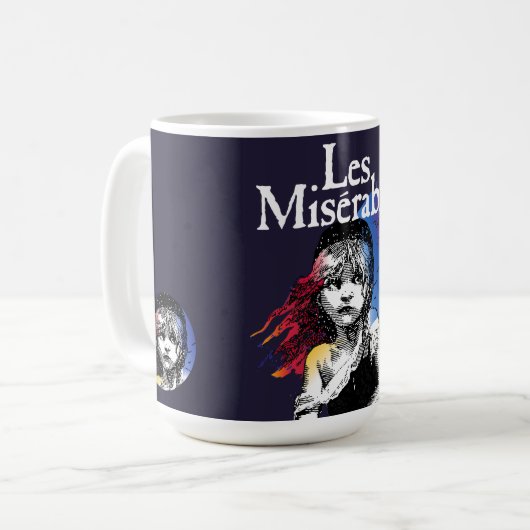 LES MISÉRABLES KAFFEETASSE (Vorderseite Links)