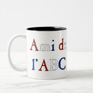 Les Misérables Liebe: Ami de L'ABC Mug Tricolor Zweifarbige Tasse
