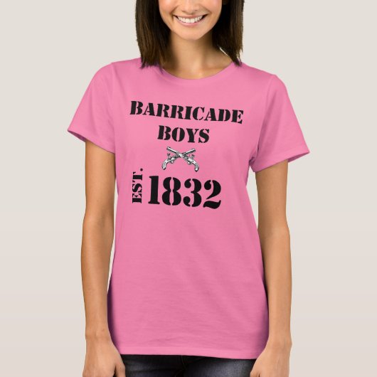 Les Misérables Liebe: Barricade Boys Shirt (Frauen (Vorderseite)