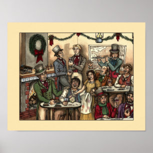 Les Misérables Liebe: Les Amis Weihnachtsplakat Poster