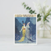 Les Modes Postkarte (Stehend Vorderseite)