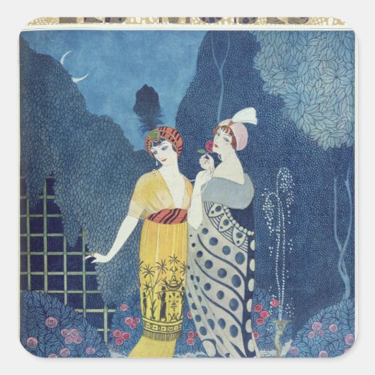 Les Modes Quadratischer Aufkleber (Vorderseite)