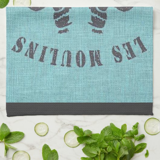 Les Moulins De Provence Handtuch (Gefaltet)