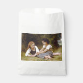 Les Noisettes: Junge Mädchen sammeln Haselnüsse Geschenktütchen (Vorderseite)