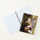 Les Noisettes: Junge Mädchen sammeln Haselnüsse Notizblock (Innenseite)