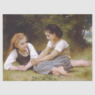 Les Noisettes: Junge Mädchen sammeln Haselnüsse Seidenpapier