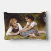 Les Noisettes: Junge Mädchen sammeln Haselnüsse Zubehörtasche (Rückseite)