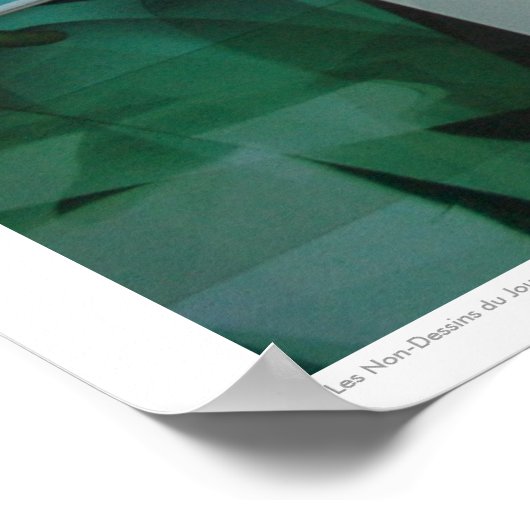 Les Non-Dessins du Jour 2005-06 Project HalfBlue P Poster (Ecke)