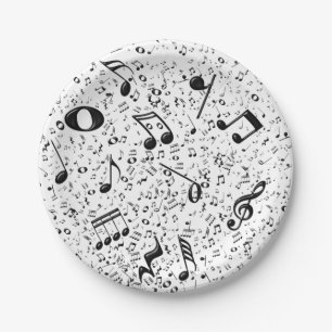 Les notes de musique pappteller