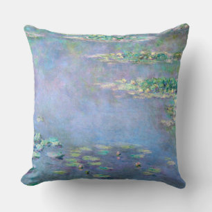 Les Nympheas Wasser-Lilien Monet schöne Kunst 1906 Kissen