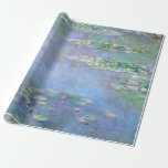 Les Nympheas Water Lilies Claude Monet Kunstkunst Geschenkpapier<br><div class="desc">"Les Nympheas Water Lilies" ist ein Gemälde der Blume des französischen Impressionisten Claude Monet aus dem Jahr 1906. Es zeigt die Reflexionen des Himmels und der Wolken in seinem Seerosenteich in Giverny,  Frankreich.</div>