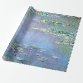 Les Nympheas Water Lilies Claude Monet Kunstkunst Geschenkpapier