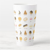 Les Pâtisserie Françaises Aquarell Milchtasse (Vorderseite)