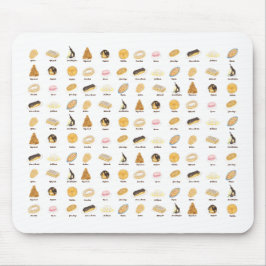 Les Pâtisserie Françaises Aquarell Mousepad