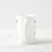 Les Pâtisserie Françaises Aquarell Porzellantasse (Rückseite)