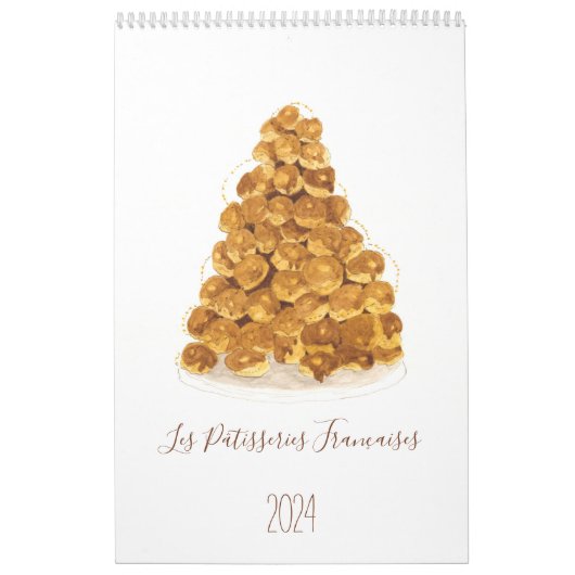 Les Pâtisseries Françaises Kalender (Titelbild)