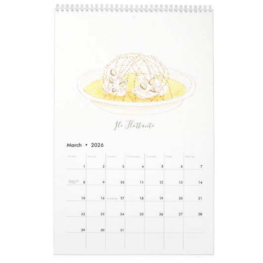 Les Pâtisseries Françaises Kalender (Mär 2026)