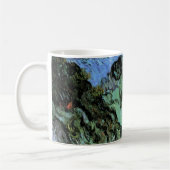 Les Peiroulets Ravine von Vincent van Gogh Kaffeetasse (Links)