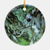 Les Peiroulets Ravine von Vincent van Gogh Keramikornament (Hinten)