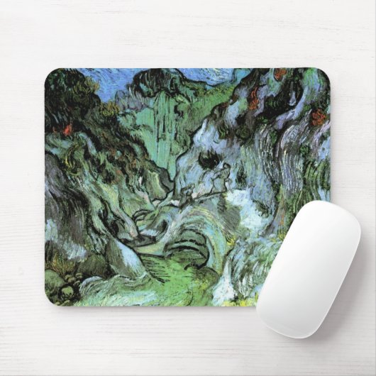Les Peiroulets Ravine von Vincent van Gogh Mousepad (Mit Mouse)