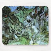 Les Peiroulets Ravine von Vincent van Gogh Mousepad (Vorne)