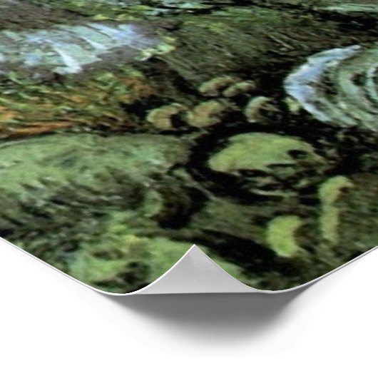 Les Peiroulets Ravine von Vincent van Gogh Poster (Ecke)