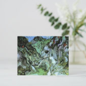Les Peiroulets Ravine von Vincent van Gogh Postkarte (Stehend Vorderseite)