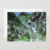 Les Peiroulets Ravine von Vincent van Gogh Postkarte (Vorne/Hinten)