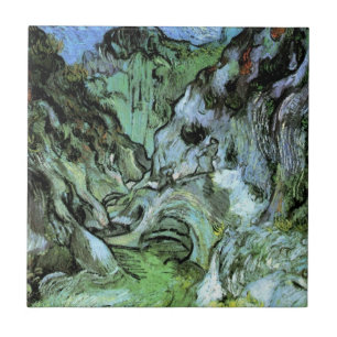 Les Peiroulets-Schlucht von Vincent van Gogh Fliese