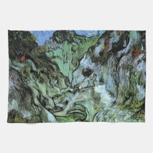 Les Peiroulets-Schlucht von Vincent van Gogh Geschirrtuch