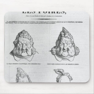 Les Poires, Karikatur von König Louis-Philippe Mousepad