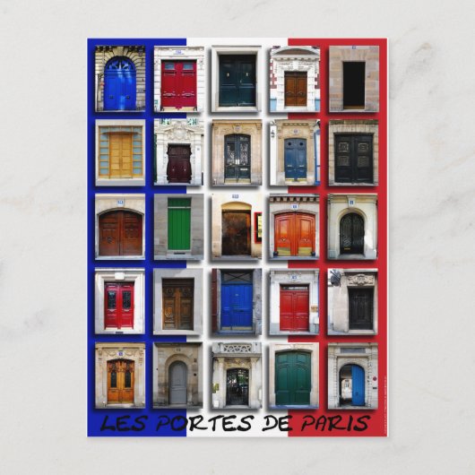 Les Portes De Paris Postkarte (Vorderseite)