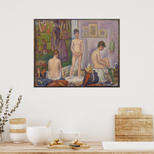 Les Poseuses Poster (Küche)