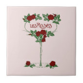 Les Rose Fliese (Vorderseite)