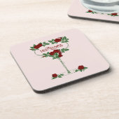 Les Rose Getränkeuntersetzer (Linke Seite)