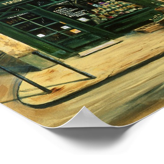 Les Rue De Paris Poster (Ecke)