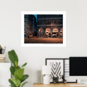 Les rues du Serengeti - Straßen des Serengeti Poster (Heimbüro)