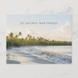 Les Salines beach Martinique Scenic travel Postkarte