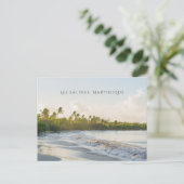 Les Salines beach Martinique Scenic travel Postkarte (Stehend Vorderseite)