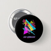 Les sybelles lebendige Skikunst mit geometrischen Button (Vorne & Hinten)