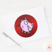 Les the Pig Big Red Sticker (Umschlag)