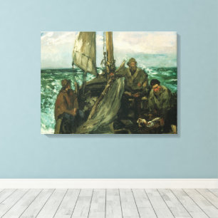 Les Toilers de la Mer von Edouard Manet, Vintage A Leinwanddruck