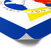 Les Trains du Soleil ~ Côte d'Azur Poster (Ecke)