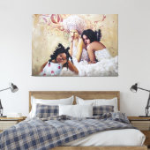 les trois femme leinwanddruck (Insitu (Schlafzimmer))
